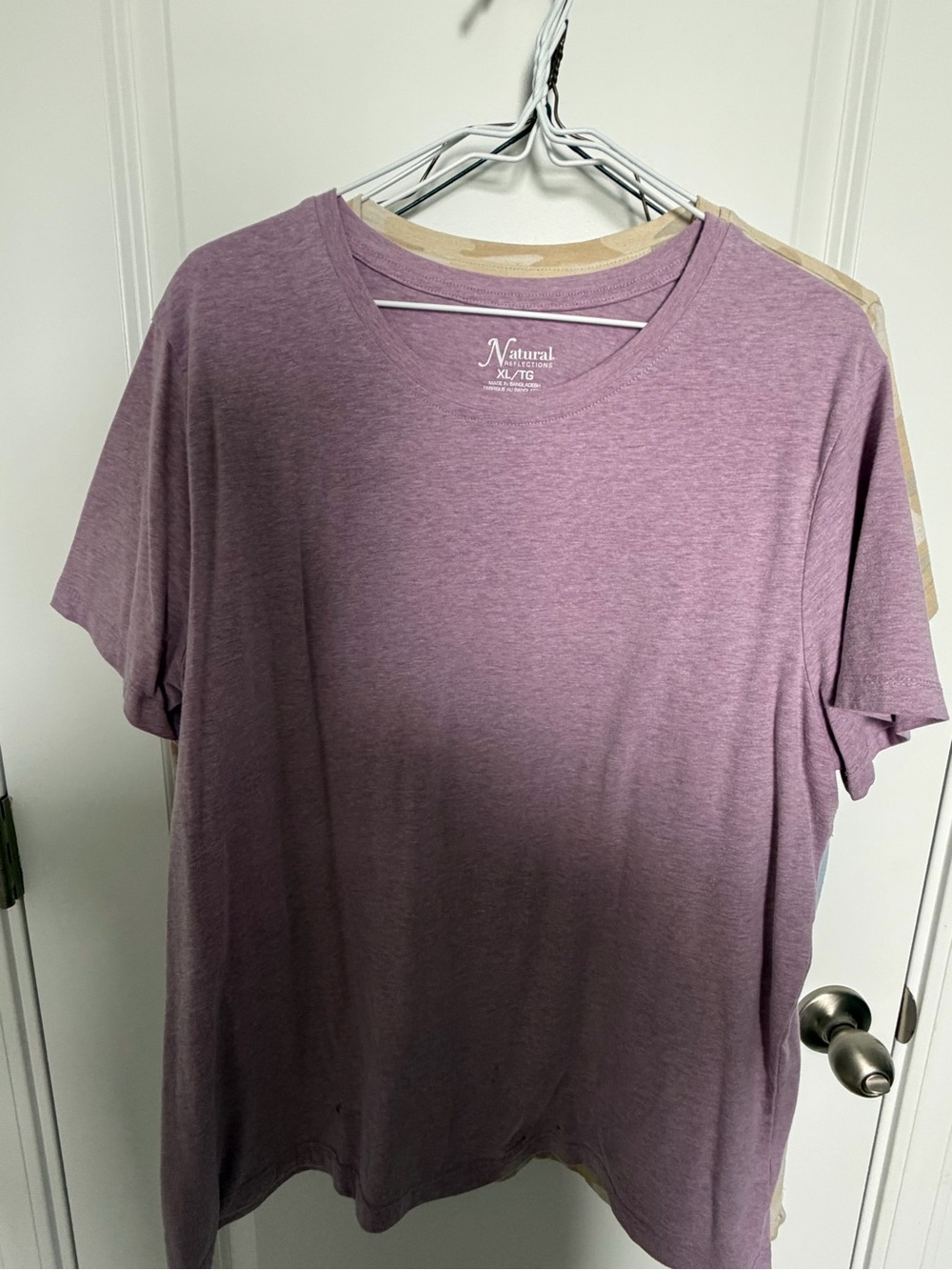 👚Natural Reflections Short Sleeve Tee - Light Purple